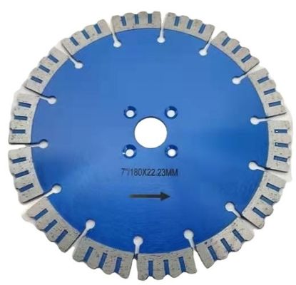 Disque de coupe à lame diamantée 180 mm revêtu de Ti pour la finition de la pierre volcanique au Mexique