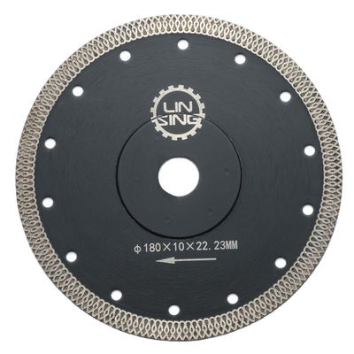 Lampe à cisaille à 180 mm Turbo Diamond pour couper et broyer des outils sur des carreaux de marbre en céramique