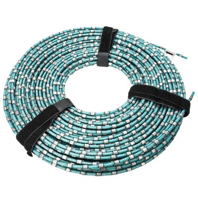 ODM Supporté 7,3 mm à perles sintrées en plastique diamanté scie à fil pour couper des blocs de granit