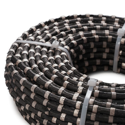 Longue durée de vie Sère à fil de caoutchouc diamanté pour les carrières de granit Matériau de coupe D12.0 mm