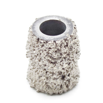 Pièces de scie à fil de diamant à double barbe brasées sous vide pour la découpe de granit