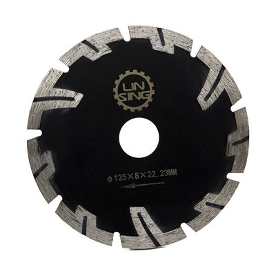 Disque de coupe de dents de type T segmenté D125mm pour la coupe à sec Bon prix