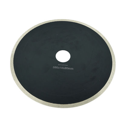 Disque de découpe de bordure continue en acier inoxydable pour lame de diamant au quartz céramique de porcelaine