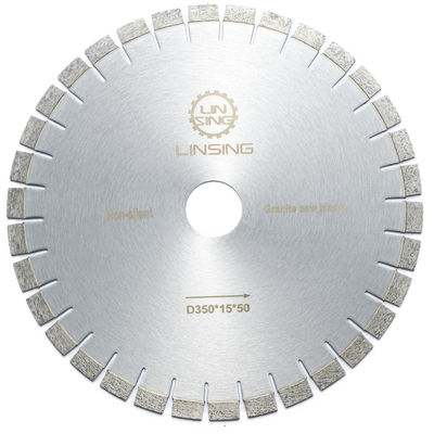 Coupe de granit faite simple 350 mm lame de scie à diamant avec 40 * 3.2 * 10 mm taille du segment