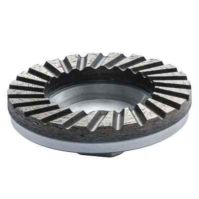 Coupe en aluminium Turbo Segments Disque de meulage de diamants Pour les dalles de pierre Polissage du sol