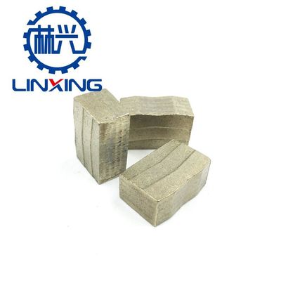 LINXING Segments de diamants pour la coupe de granit 900 mm-4200 mm et forme de segment conique