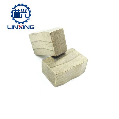 LINXING Segments de diamants pour la coupe de granit 900 mm-4200 mm et forme de segment conique