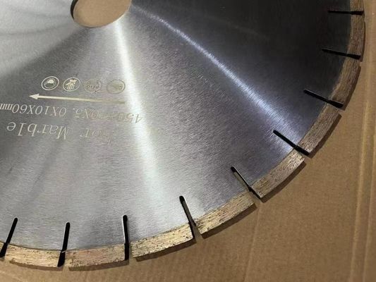 Disque de coupe de diamant en marbre de pierre du Pakistan 450 mm U-slot Cutter 40 * 5.0 * 10 mm de netteté