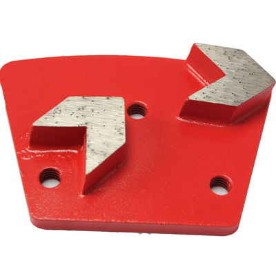 Lissage de diamants par liaison métallique Segments à flèche double pour le polissage du béton 80