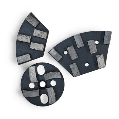 Lissage de diamants par liaison métallique Segments à flèche double pour le polissage du béton 80