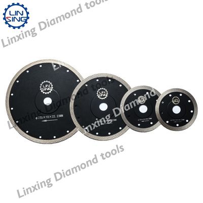 Disque de découpe de diamants de 230 mm, outils de découpe minces à turbo-segmentation, lame de scie diamantée de 4' 5' 7