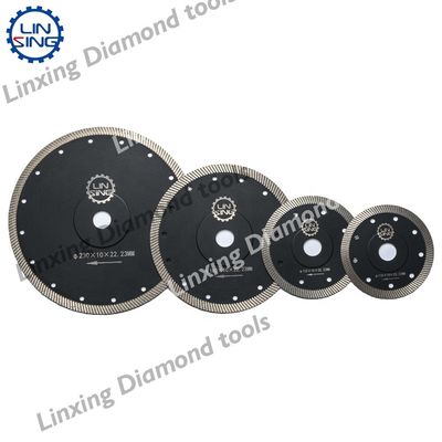 Disque de découpe de diamants de 230 mm, outils de découpe minces à turbo-segmentation, lame de scie diamantée de 4' 5' 7