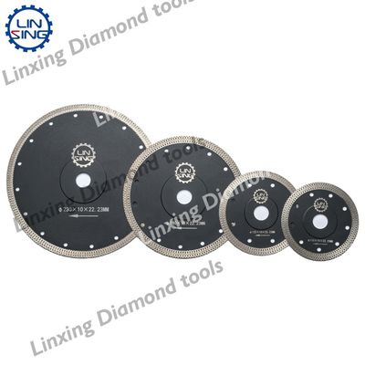 Disque de découpe de diamants de 230 mm, outils de découpe minces à turbo-segmentation, lame de scie diamantée de 4' 5' 7
