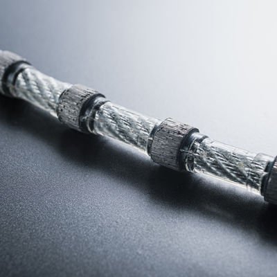 Dia plastique 8,3 mm 9,0 mm câble diamant perles pour le profilage de la pierre de coupe de l'aménagement