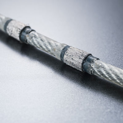 Dia plastique 8,3 mm 9,0 mm câble diamant perles pour le profilage de la pierre de coupe de l'aménagement