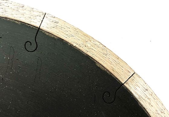 Avantage de netteté 350 mm J lame de scie à fente pour la coupe précise de quartz et d'agate