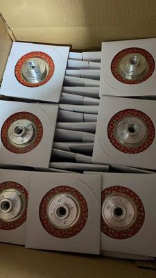 Disque de coupe de marbre électroplaté de 180 mm avec bride M14 et support OEM personnalisé