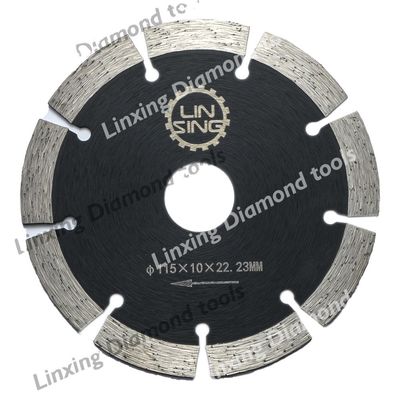 140 dents Disque de coupe segmenté au diamant de qualité industrielle pour le béton pressé à froid