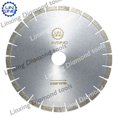 140 dents Disque de coupe segmenté au diamant de qualité industrielle pour le béton pressé à froid