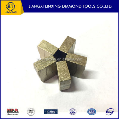 Ségment diamanté en poudre métallique pour la coupe de granit à lame à scies multiples