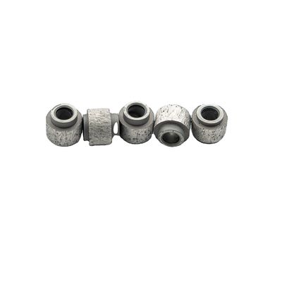 Scie à fil de diamant fixe pour la coupe de carrière de pierre de marbre 11,5 mm avantage de perles sintrées