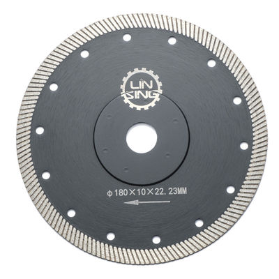 Lampe à cisaille à 180 mm Turbo Diamond pour couper et broyer des outils sur des carreaux de marbre en céramique