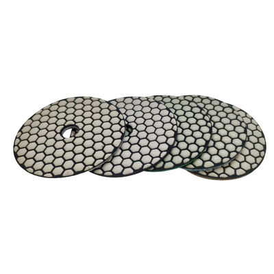 Des outils abrasifs pour le polissage de la pierre de granit, du marbre, du quartz, de la résine sèche, des plaquettes de diamants de 7 pouces.