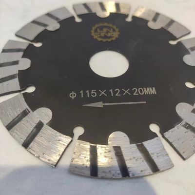 Finition de l'élasticité 115 mm Lamelle de disque diamanté pour le bord de la route de l'asphalte en briques de granit de marbre