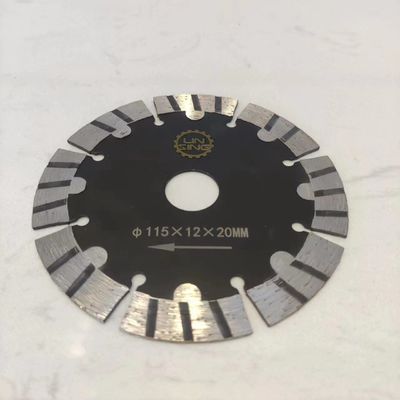 Finition de l'élasticité 115 mm Lamelle de disque diamanté pour le bord de la route de l'asphalte en briques de granit de marbre