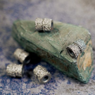 Perles de perles de pierre de marbre à brasage sous vide pour la carrière de découpage Perles de diamants 11.0mm fil de fer