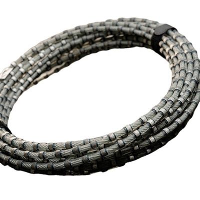 Pierre de coupe de diamant fil de scie avec 11,0 mm diamètre de perle et 37 pièces perles par mètre