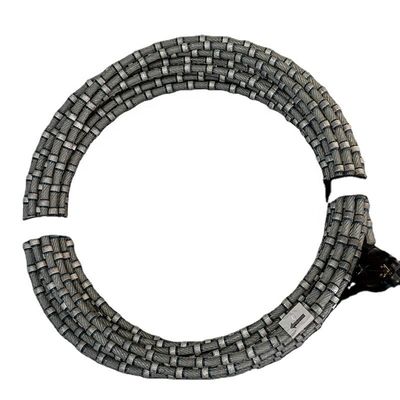 8.8mm à perles sintrées en plastique diamanté, scie à fil pour la découpe de blocs de granit de haute précision