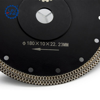 Disque de coupe recouvert de diamants de couleur personnalisée 140 pour la coupe et le meulage de pierre
