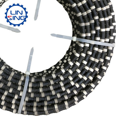 Scie à câbles diamantés pour la coupe mixte acier-béton dans les outils de coupe de granit de carrière