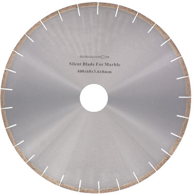 10 mm Arbor Dia 14 " 350 mm Silent Diamond Circular Saw Blade pour le découpage et le rainurage de la dalle de pierre de granit et de marbre