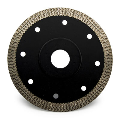 Coupe sèche humide Lamelle de scie circulaire diamantée 115 mm 10 dents par pouce pour la maille de porcelaine