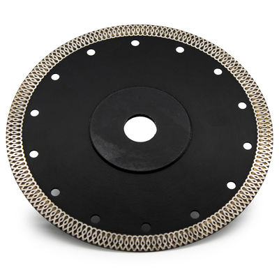 Coupe sèche humide Lamelle de scie circulaire diamantée 115 mm 10 dents par pouce pour la maille de porcelaine
