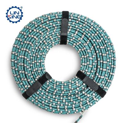 ODM Supporté 7,3 mm à perles sintrées en plastique diamanté scie à fil pour couper des blocs de granit