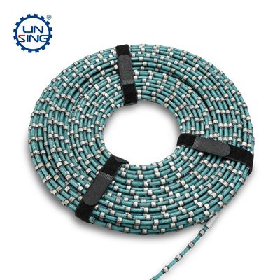 ODM Supporté 7,3 mm à perles sintrées en plastique diamanté scie à fil pour couper des blocs de granit