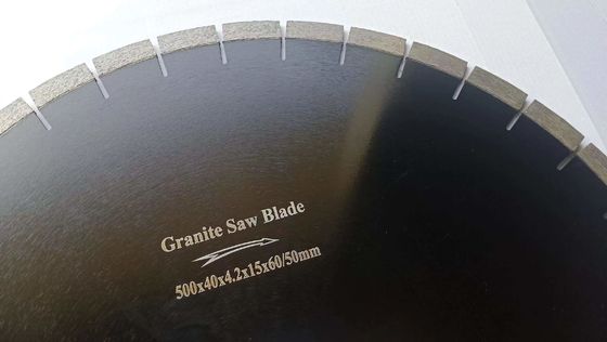 Artisanat de la fabrication du frittage Lamelle de scie non déchiquetée et durable pour la découpe du granit