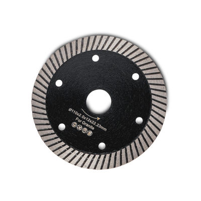 Disque de découpe de diamants à haute performance à 44 dents et hauteur de bord de 0,472 pouces