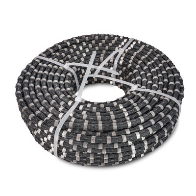 11.5 mm Sère à fil de diamant pour les carrières de granit Vitesse de coupe 10-30 m2/h Durée de vie 20-40 m2/h