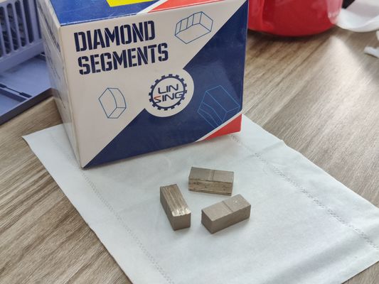 Poudre de diamant 1,2 mètre à lame unique Segment de diamant pour la coupe de marbre en Europe