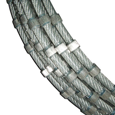 11.0mm Diamant corde sintrée Diamant carré Pour la taille de blocs de pierre outils de coupe de pierre