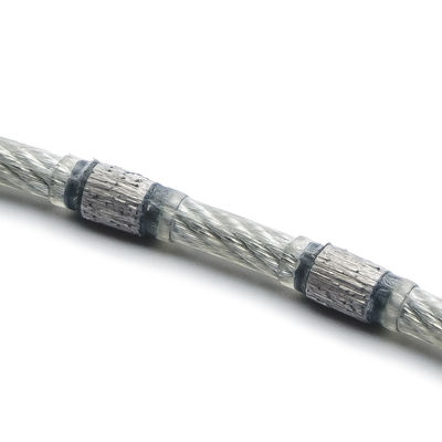 11.0mm Diamant corde sintrée Diamant carré Pour la taille de blocs de pierre outils de coupe de pierre