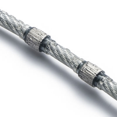11.0mm Diamant corde sintrée Diamant carré Pour la taille de blocs de pierre outils de coupe de pierre