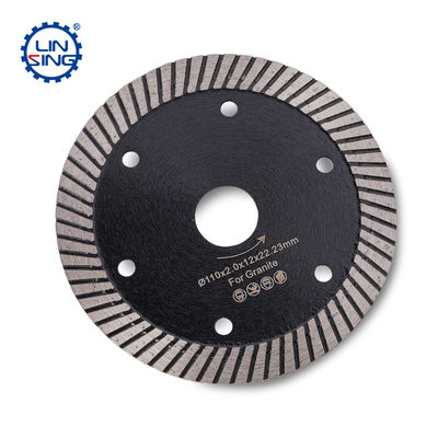 Outils diamantés 5" lame de coupe circulaire pour une vitesse de coupe élevée et une coupe turbo lisse