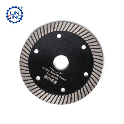 Outils diamantés 5" lame de coupe circulaire pour une vitesse de coupe élevée et une coupe turbo lisse