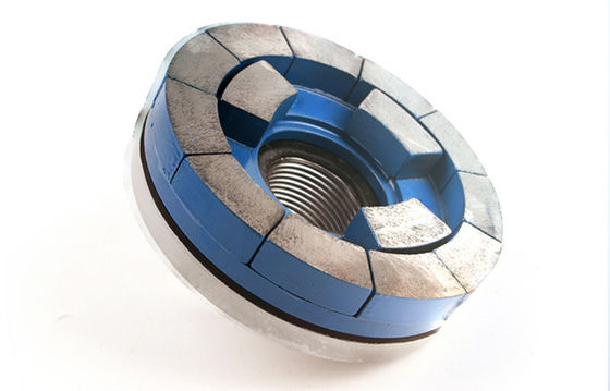 Poudre métallique roue satellite diamantée pour le polissage de la dalle de granit 130 mm personnalisé