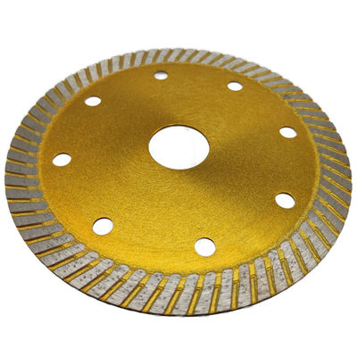 OBM Support personnalisé 5 pouces vert Turbo Diamond Disque de coupe pour la coupe de pierre